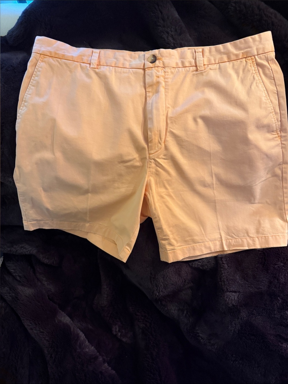 Vineyard Vines Peach/washed Orange Flat Front Men's Shorts